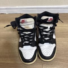 NIKE ハイカットスニーカー ブラック ホワイトのサムネイル