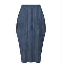 PLEATS PLEASE LAMP SHADE スカートNAVY BLUE3 - メルカリ