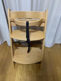 木製ベビーチェア 高さ調節可能 ナチュラルカラーのサムネイル