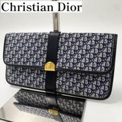 ✨極美品✨】クリスチャンディオール 長財布 トロッター ネイビー