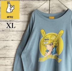 0694【限定コラボ】エフアールツー×9090☆バイカーガール ロングT 