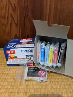 エプソン純正 インクカートリッジ EPSON２箱!!のサムネイル