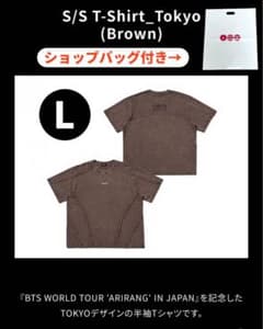 BTS [ARIRANG]S/S T-Shirt_Tokyo (Brown) L - メルカリ
