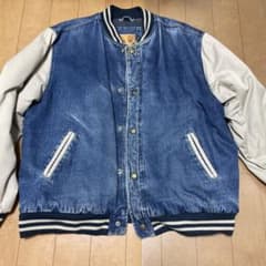 アメリカ古着 WILD WILD WEST スタジャン XL デニム/グレーのサムネイル