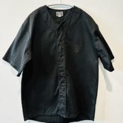 大人気！レア商品✩.*˚ calee キャリー メンズ 黒 ベースボールシャツのサムネイル