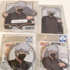 NARUTO　ナルト ドレスアップ 希少品　 レア缶バッジ等、 カカシ合計4点 NARUTO ナルト ドレスアップ 希少品 レア缶バッジ等、 カカシ合計4点