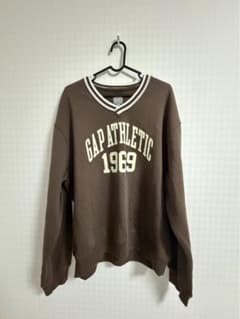 GAP ATHLETIC 1969 Vネック スウェット ブラウンのサムネイル