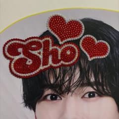 Sho うちわ デコうちわ デコパーツ ハート - メルカリ