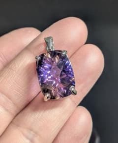 高品質宝石級艶美アメトリンペンダントトップ☓ハンドメイド1点物 