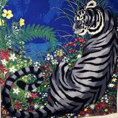 美品】HERMÈS カレジェアン140 Tyger Tyger - メルカリ
