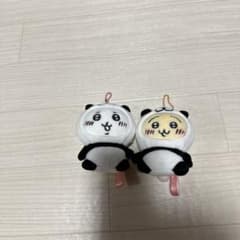 ちいかわ ハチワレ パンダ ぬいぐるみ キーホルダー 2点セット ご当地 和歌山のサムネイル