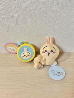 ちいかわ うさぎ まんまるミニシリコンポーチ シュシュ