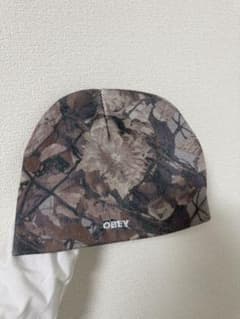 OBEY ビーニー ニット帽 迷彩柄のサムネイル