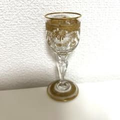 金彩装飾 ワイングラス ゴブレット アンティーク 骨董品 西洋