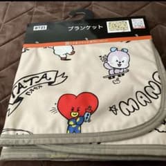 BT21 담요 무릎 걸이 크기 약 70 × 100cm