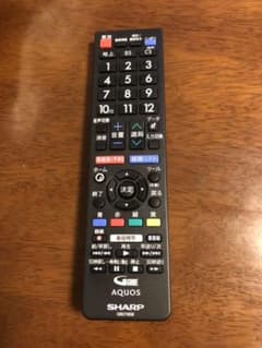 シャープ AQUOS テレビリモコン GB278SBのサムネイル