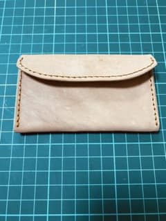 ハンドメイド 本革 カードケース 栃木レザー 名刺入れのサムネイル