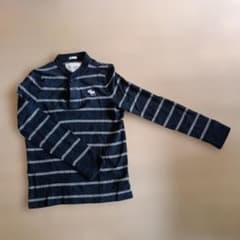 Abercrombie & Fitch ヘンリーネック 長袖シャツ M