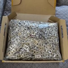 アルミ製 プルタブ 大量セット ハンドメイド素材のサムネイル
