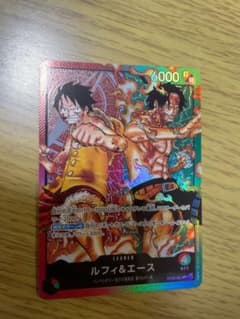 ワンピースカードゲーム ルフィ＆エース リーダーパラレル - メルカリ