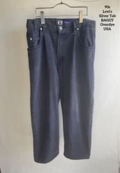 【 Levi’s 】 90s シルバータブ バギー 後染め USA製 baggyのサムネイル