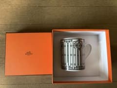 HERMES マグカップ Hデコ ブラックのサムネイル