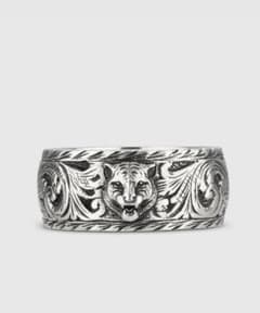 ゲリラ値下げ！　GUCCI　キャットヘッド　シルバー リングのサムネイル