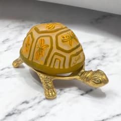 【証明書付】高さ11cm 奥行22㎝ エミールガレ 亀型ランプ カメオ彫 証明書付】高さ11cm 奥行22㎝ エミールガレ 亀型ランプ カメオ彫