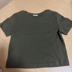 GU 半袖Tシャツ カーキのサムネイル