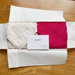 HERMESハンドタオル２色セット新品未使用のサムネイル