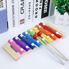 8-note drum percussion instrument, mini glockenspiel, musical instrument, educational wooden gift toy