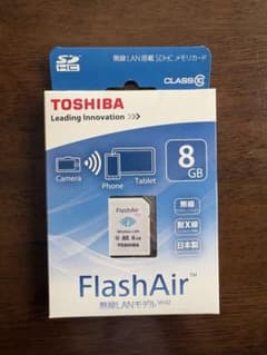 TOSHIBA FlashAir 8GB SDHCカード W-02のサムネイル