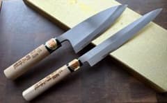 堺打刃物　則正　特製　柳刃　210mm 7寸　出刃　165mm 包丁　セット　和 堺打刃物 則正 特製 柳刃 210mm 7寸 出刃 165mm 包丁 セット 和 - メルカリ