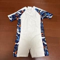 ベビー水着　つなぎ水着　オーバーオール水着　90㎝男の子のサムネイル