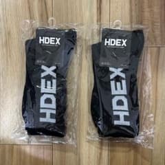 日本未発売【新品】HDEXロゴソックス 黒２足　韓国限定　ジム　ヨガ　ピラティス