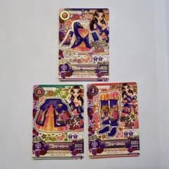 3枚 アイカツRカード 桜色スターコーデ 藤原みやび 桜色花伝のサムネイル
