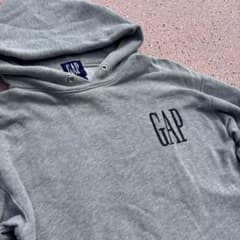 OLD GAP ロゴ 短丈 スウェットフーディ 韓国製のサムネイル