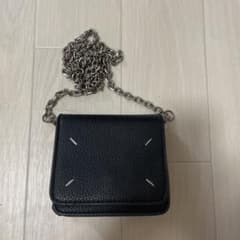 レザー ショルダーバッグ 黒のサムネイル