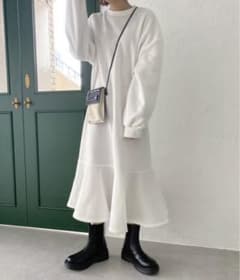 fifth ソフトスウェットマーメイドワンピース 裏起毛のサムネイル
