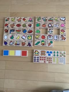 中古美品　積み木　くもん　ひらがな　つみき　KUMONのサムネイル
