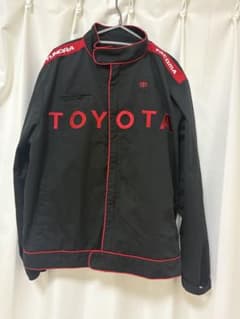 TOYOTA TUNDRA レーシングジャケット 黒 赤 - メルカリ