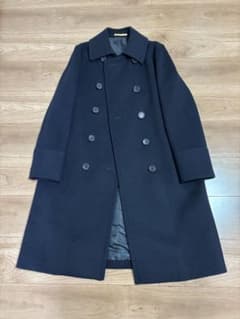⭐︎美品⭐︎ネイビーウールコート　Ｌサイズのサムネイル