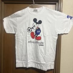 FC東京 ミッキーマウス コラボ　Tシャツ　Lサイズ 白のサムネイル