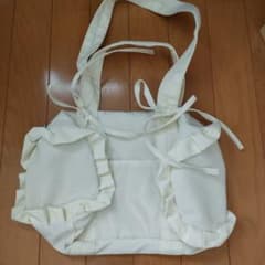 SHEIN 完売品 アイボリー リボン付き ショルダーバッグのサムネイル
