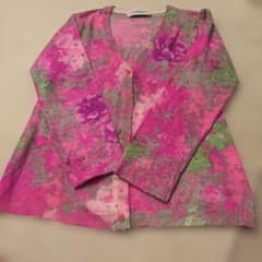 LEONARD レオナール 花柄 カーディガン 長袖 - メルカリ