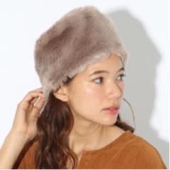 フェイクファー帽子　niko and... 新品のサムネイル