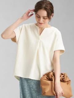 green label relaxing　ドルマンキーネックプルオーバーのサムネイル