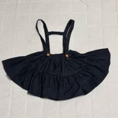 Wonny Ribbon サスペンダー付き デニムスカート XL - メルカリ
