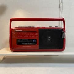 ジャンク】Panasonic RX-M50(赤) ポータブル ラジカセ - メルカリ