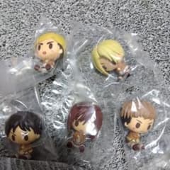 も*も様 進撃の巨人 ミニキャラクター フィギュア5体セットのサムネイル